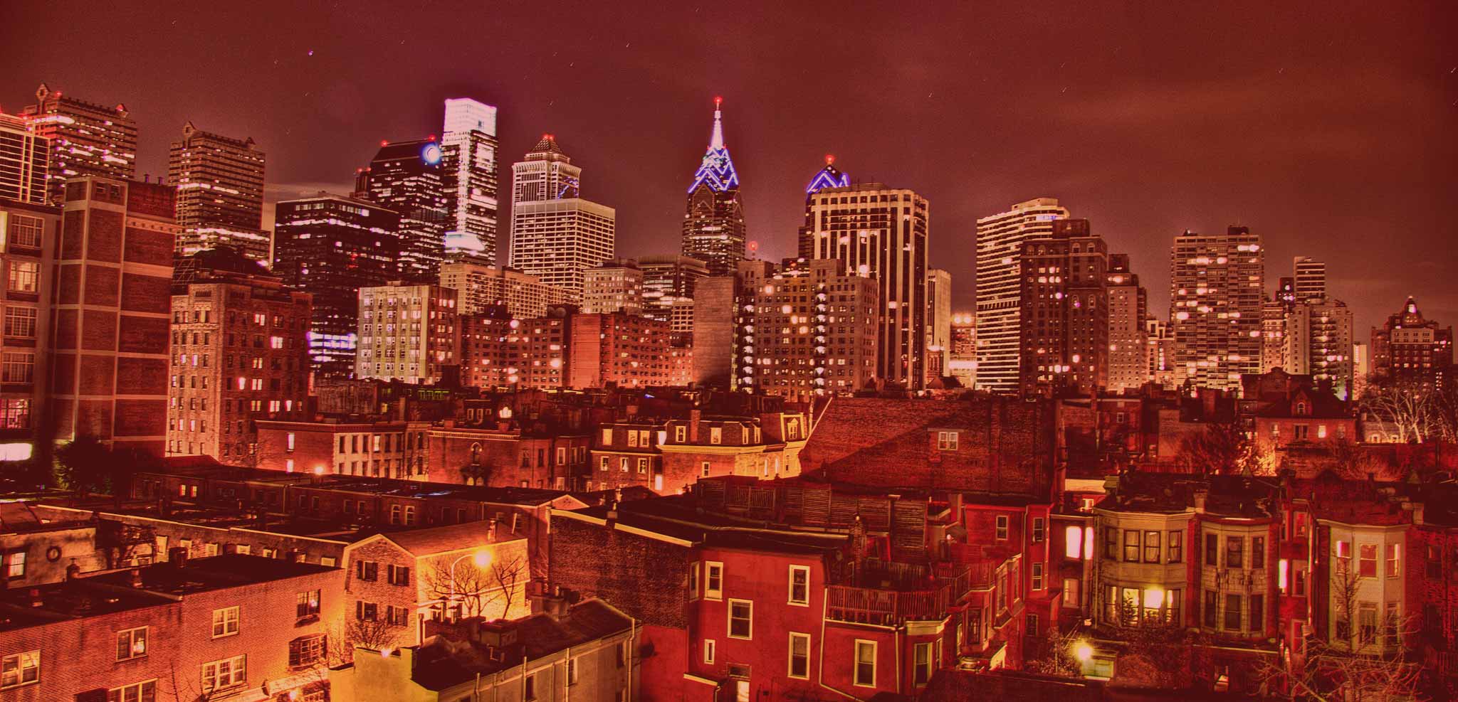 Photo of the Philadelphia skyline.